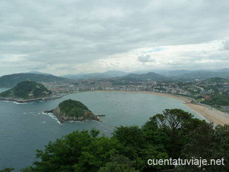 Donostia-San Sebastián, desde el Monte Igueldo.